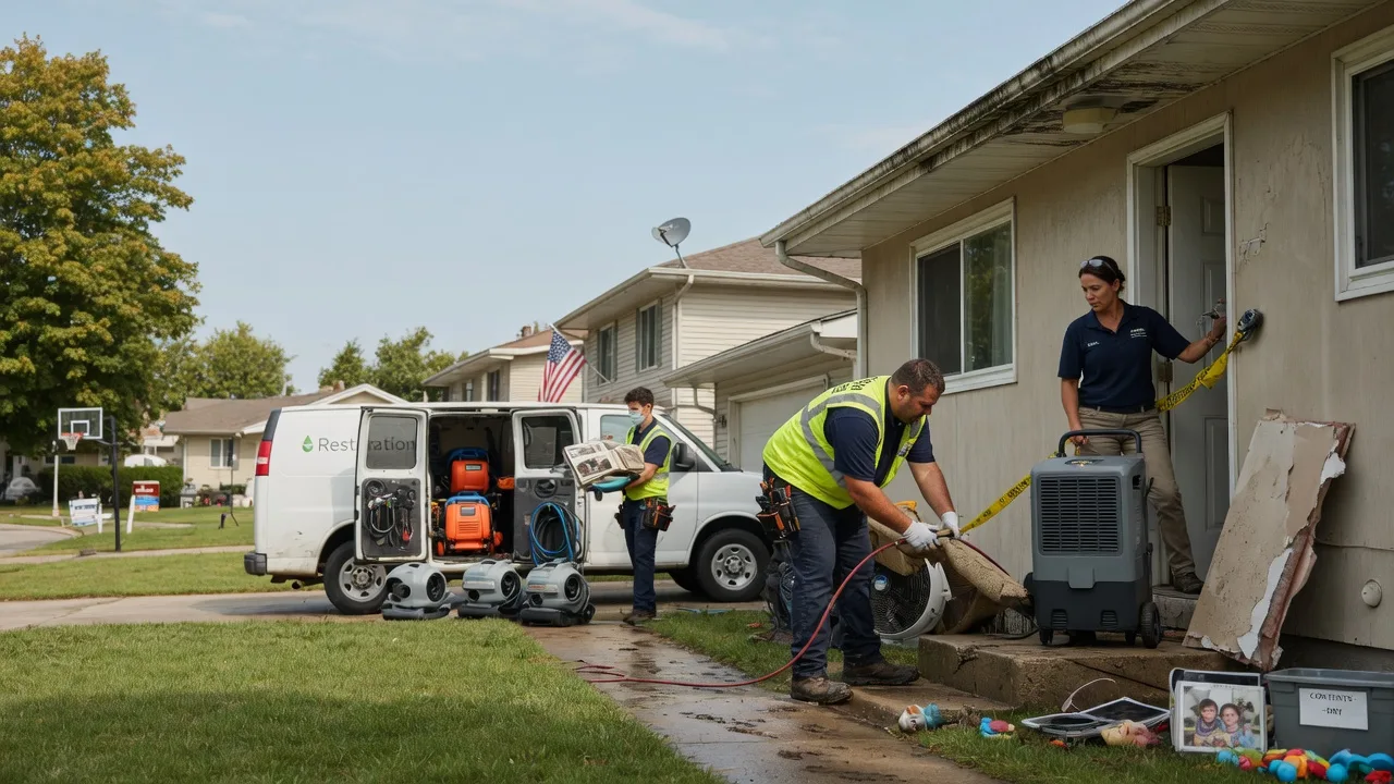 Water Damage Restoration in Bend, TX near me
